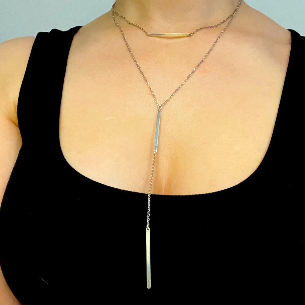 Dainty two layer necklace